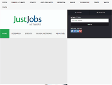 Tablet Screenshot of justjobsnetwork.org